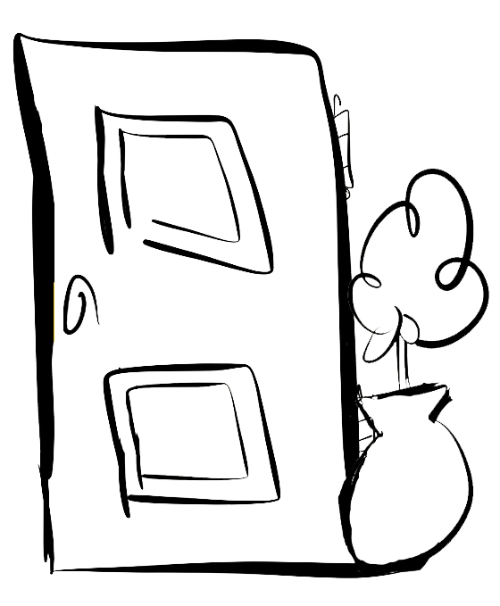 california rosie pope door